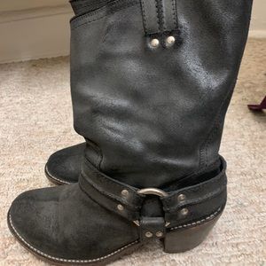 Frye black cowboy boots size 9
